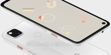 Google Pixel 4a ontwerp en specificaties