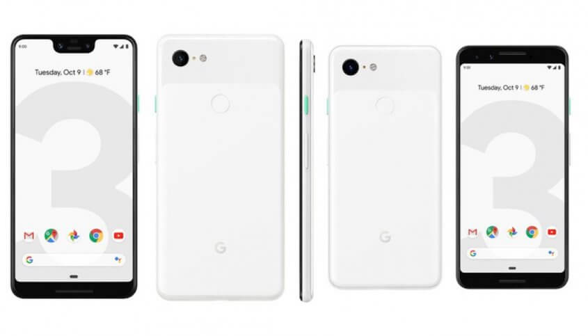 Google Pixel 3 design