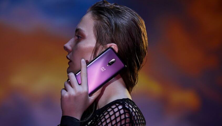 Thunder Purple OnePlus 6T paars